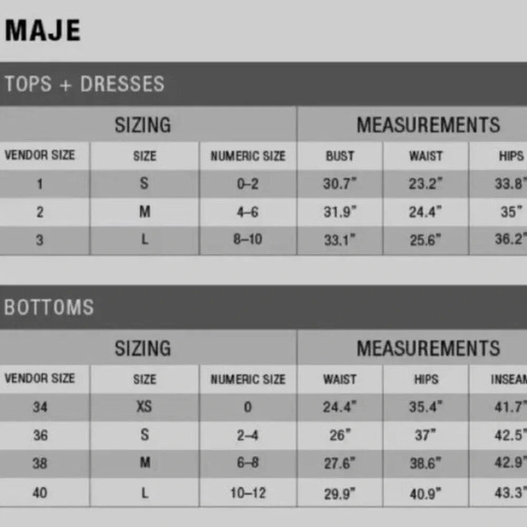 MAJE Locao Off the Shoulder Ruffle Top Size 1 Small Red Boho Satin Festival READ - Picture 15 of 15